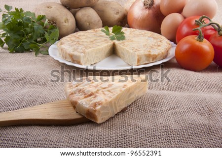 spanish potato omelette