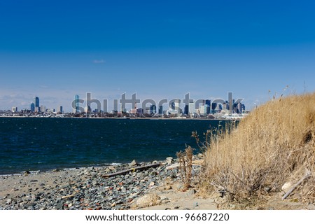 Boston from Spectacle Island in Horizontal