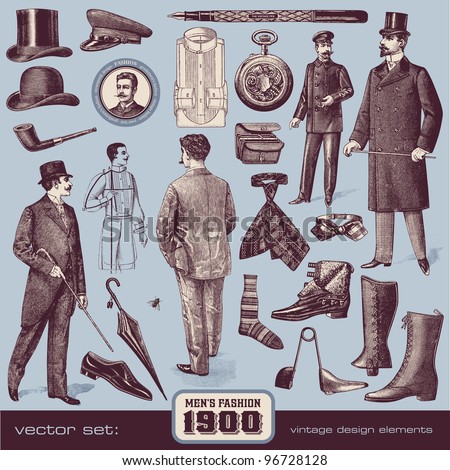 Gentlemen's Fashion and Accessories (1900)