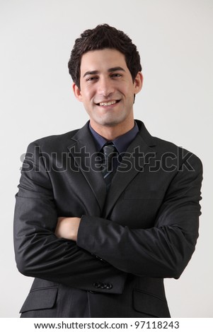Portrait of man in suit