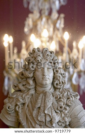 Bust of king Louis XIV, Chambord castle