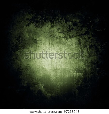 Green Abstract grunge texture background