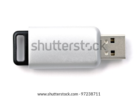 USB Flash Drive Royalty-Free Stock Photo #97238711