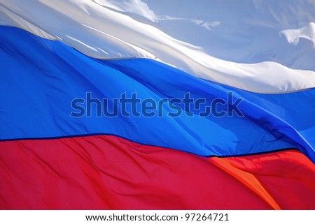 Flag of Russia Royalty-Free Stock Photo #97264721