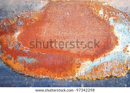 Background of rusty metal