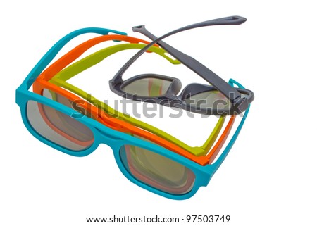 3D movie glasses for the cinema