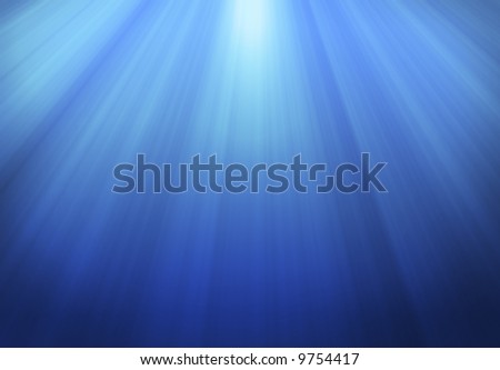 Digital underwater background - perfect as a concept background for things like hope and freedom