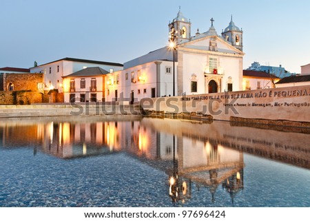 S. Maria`s church, Lagos, Algarve Royalty-Free Stock Photo #97696424