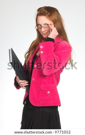 Picture of a young business woman.