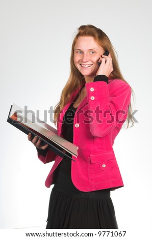 Picture of a young business woman.