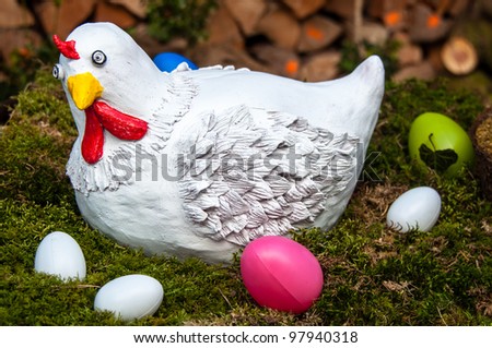 Hen And Eggs