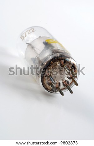 Stock pictures of a vacuum tube used in high end audion amplifiers