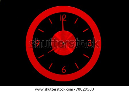beautiful clock on the wall, 8a.m., 8p.m., business concept