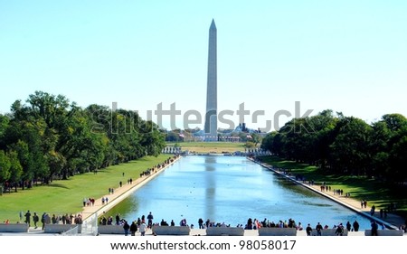 Washington DC Monument Mall Area, USA