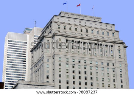 Details of Montreal's building, Quebec, Canada