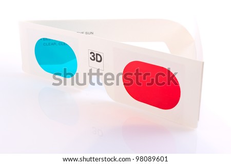a pair of 3d glasses