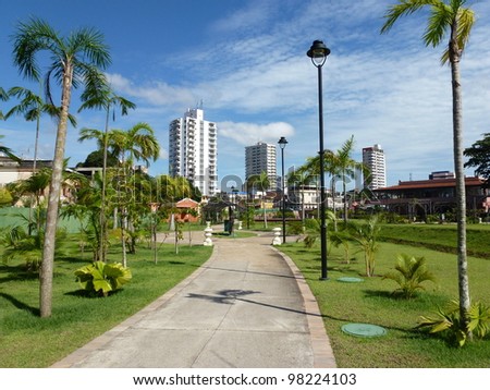 Senador Jefferson Peres Park. Manaus, Amazonas Brazil Royalty-Free Stock Photo #98224103