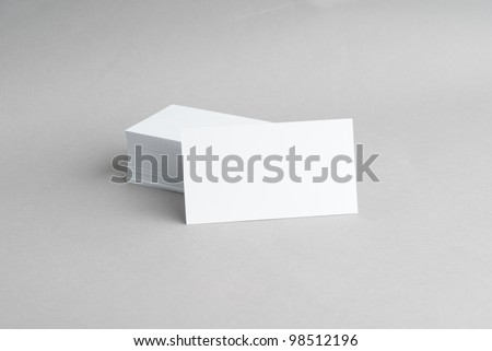 Template for Business Card Presentation Royalty-Free Stock Photo #98512196