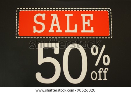 Sale 50% off