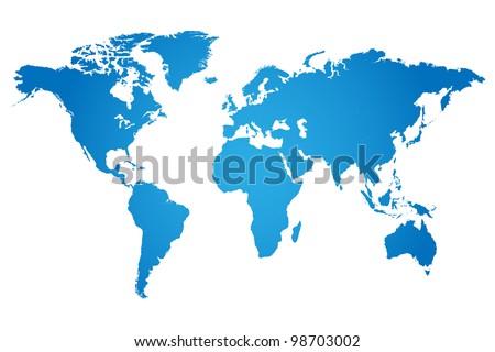 World Map Illustration Royalty-Free Stock Photo #98703002