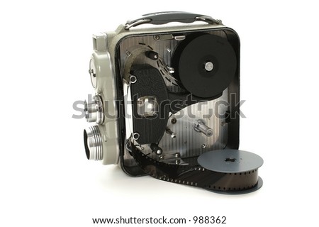 Historic 8 mm video camera