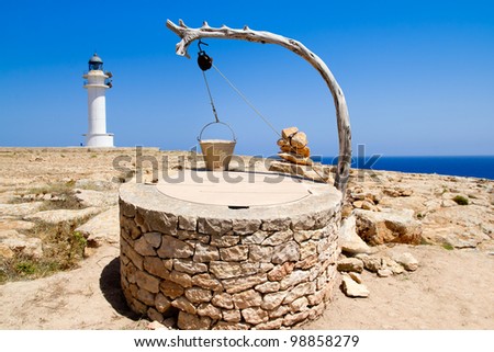 Draw well traditional mediterranean masonry in balearic islands [ photo-illustration]