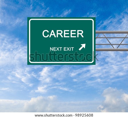 Road sign to career