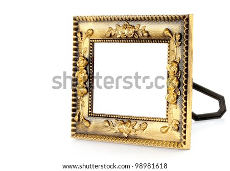 perspective frame on the white background