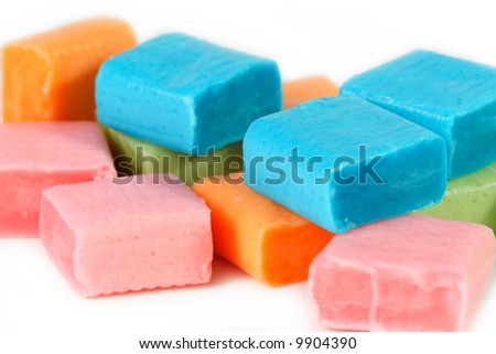 Colorful Candy Squares Royalty-Free Stock Photo #9904390