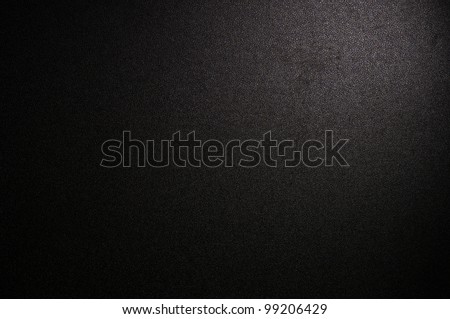 Spotlight on black background