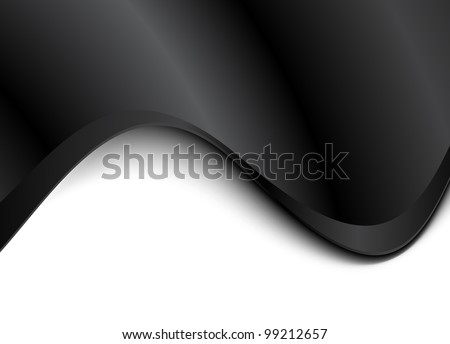 Black light wave vector background. Clip-art