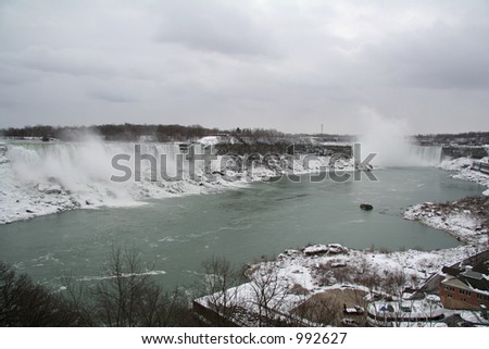 Niagara Falls - Landscape of Both Falls