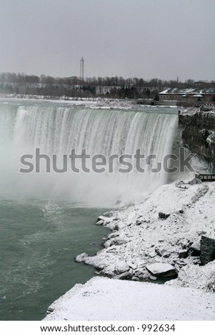 Niagara Falls Snowy View