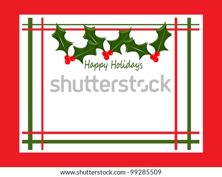 Happy Holidays - Text