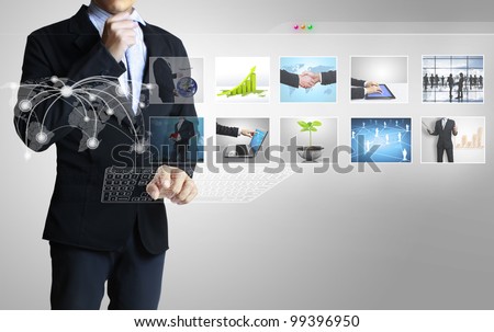 Reaching images streaming Royalty-Free Stock Photo #99396950