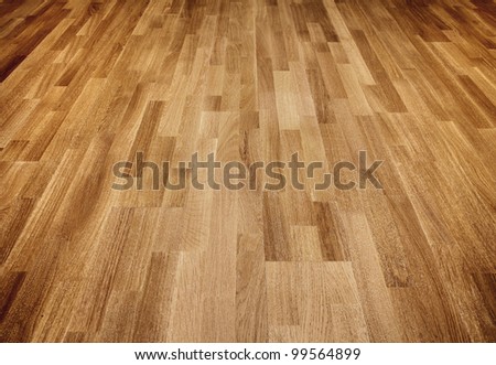 New oak parquet of brown color Royalty-Free Stock Photo #99564899