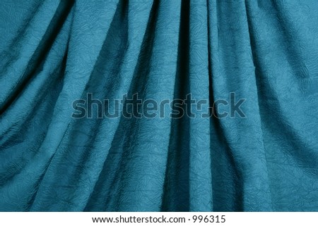 Teal Draped Background Backdrop (Insert Your Subject)