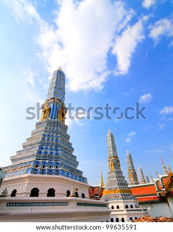 Picture of Wat Pho temple Bangkok, Thailand.