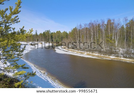 Spring in Siberia.