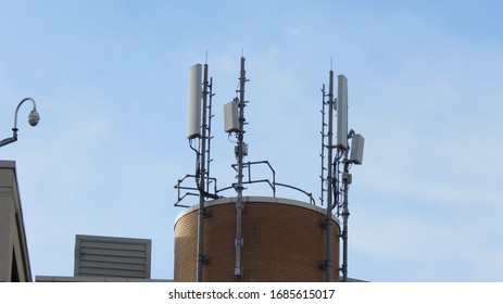 Image Of 5G Massive MIMO Mast For Vodafone UK In Cardiff, Wales