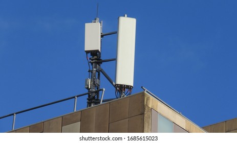 Image Of 5G Massive MIMO Mast For Vodafone UK In Cardiff, Wales