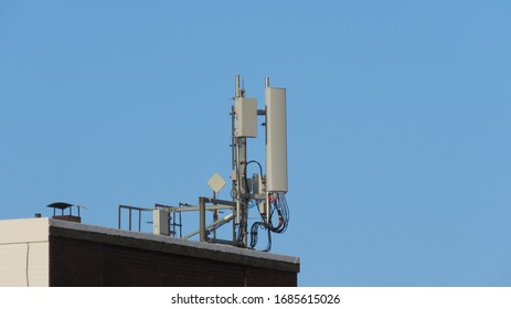 Image Of 5G Massive MIMO Mast For Vodafone UK In Cardiff, Wales