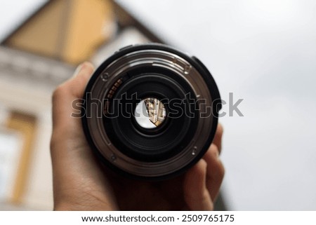 Image in  another perspective and blurry background