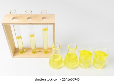 Image Of Aqueous Solution Used In Chemical Experiments