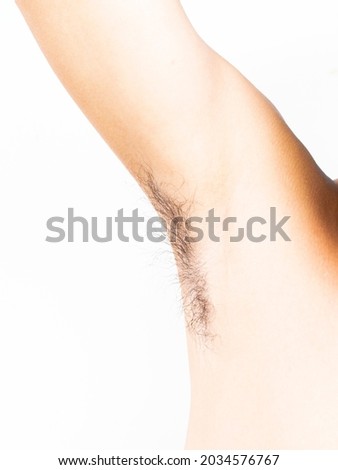 image of armpit hair of a male person