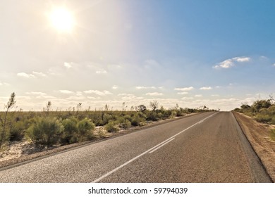 An Image Of An Australian Desert Road