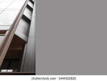 Image for background with elements of the facade. Modern european architecture