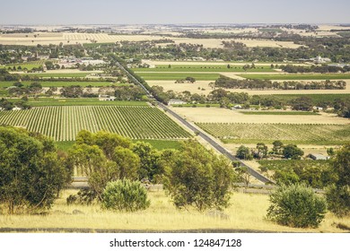 An Image Of The Barossa Valley Landscape In Australia