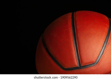 Image Of Basketball Dark Background 