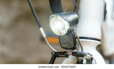 An Image Of A Bicycle Front Light